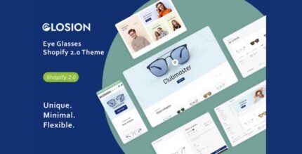 Glosion - The Eye Glasses Shopify 2.0 Theme