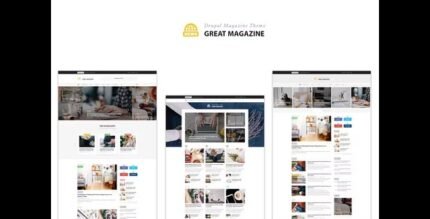 Great Magazine - Responsive Magazine News Drupal