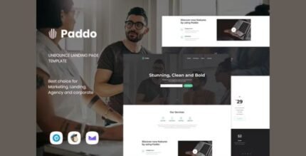 Paddo - Services Unbounce Landing Page Template