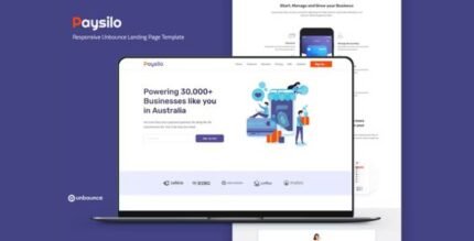 Paysilo — Unbounce Landing Page Template