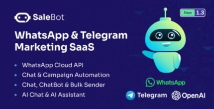 SaleBot - WhatsApp And Telegram Marketing SaaS - ChatBot & Bulk Sender