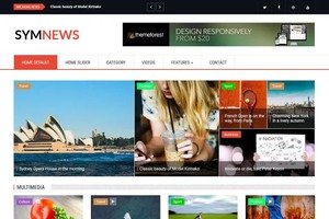 SymNews - News & Magazine Drupal 8 Theme
