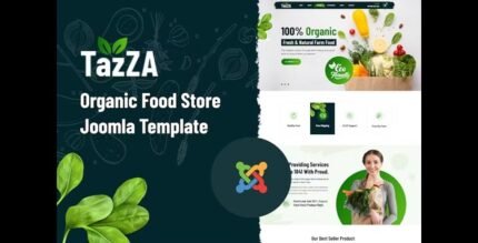 TazZA – Organic Food Store Joomla Template